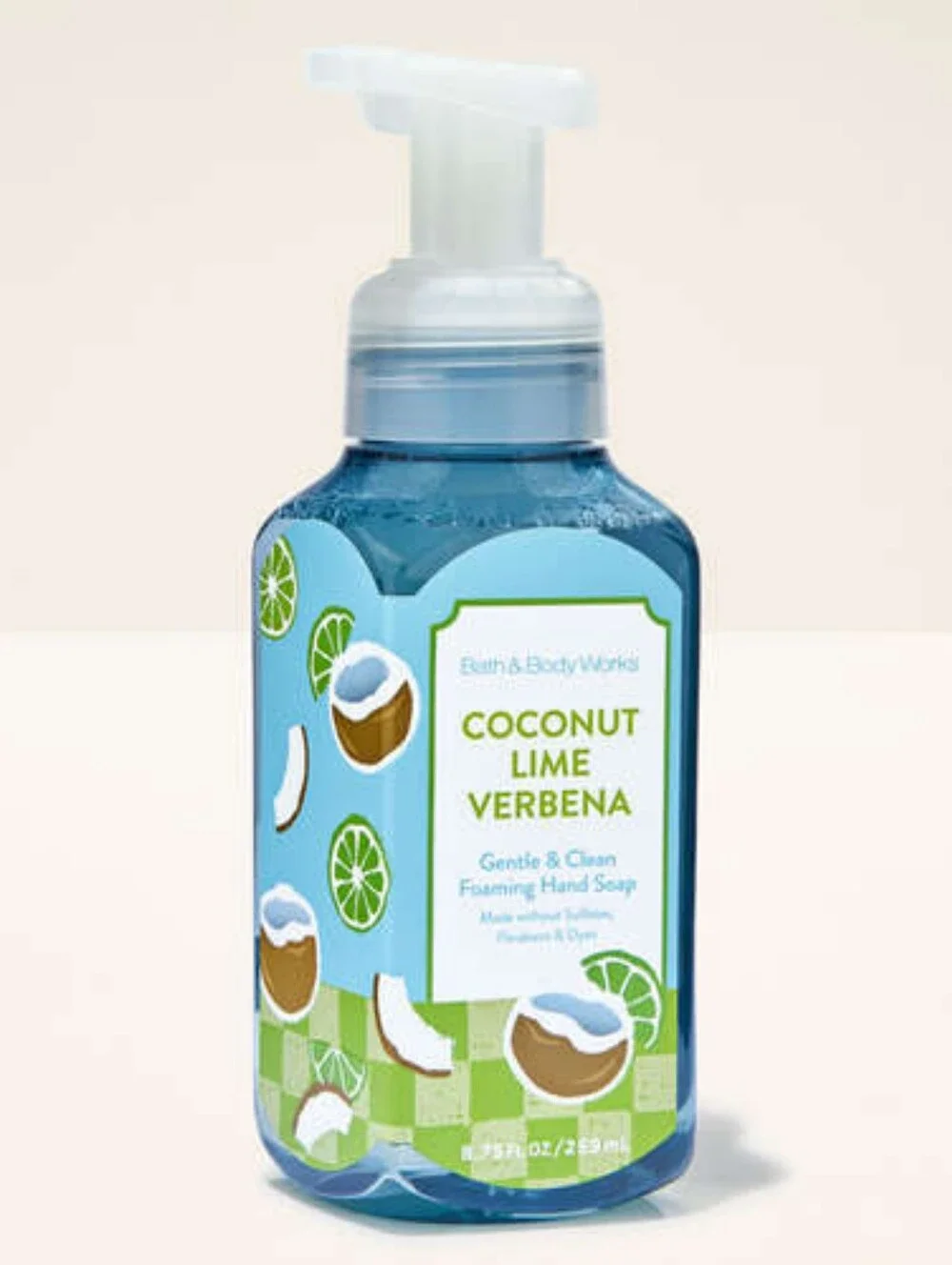 Bath & Body Works Coconut Lime Verbena Foaming Hand Soap 8oz NEW RARE